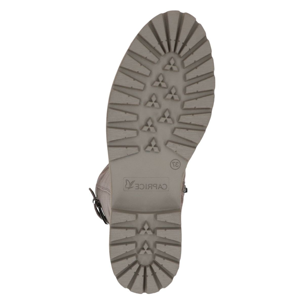 Bottine en cuir marron taupe nubuck, CAPRICE
