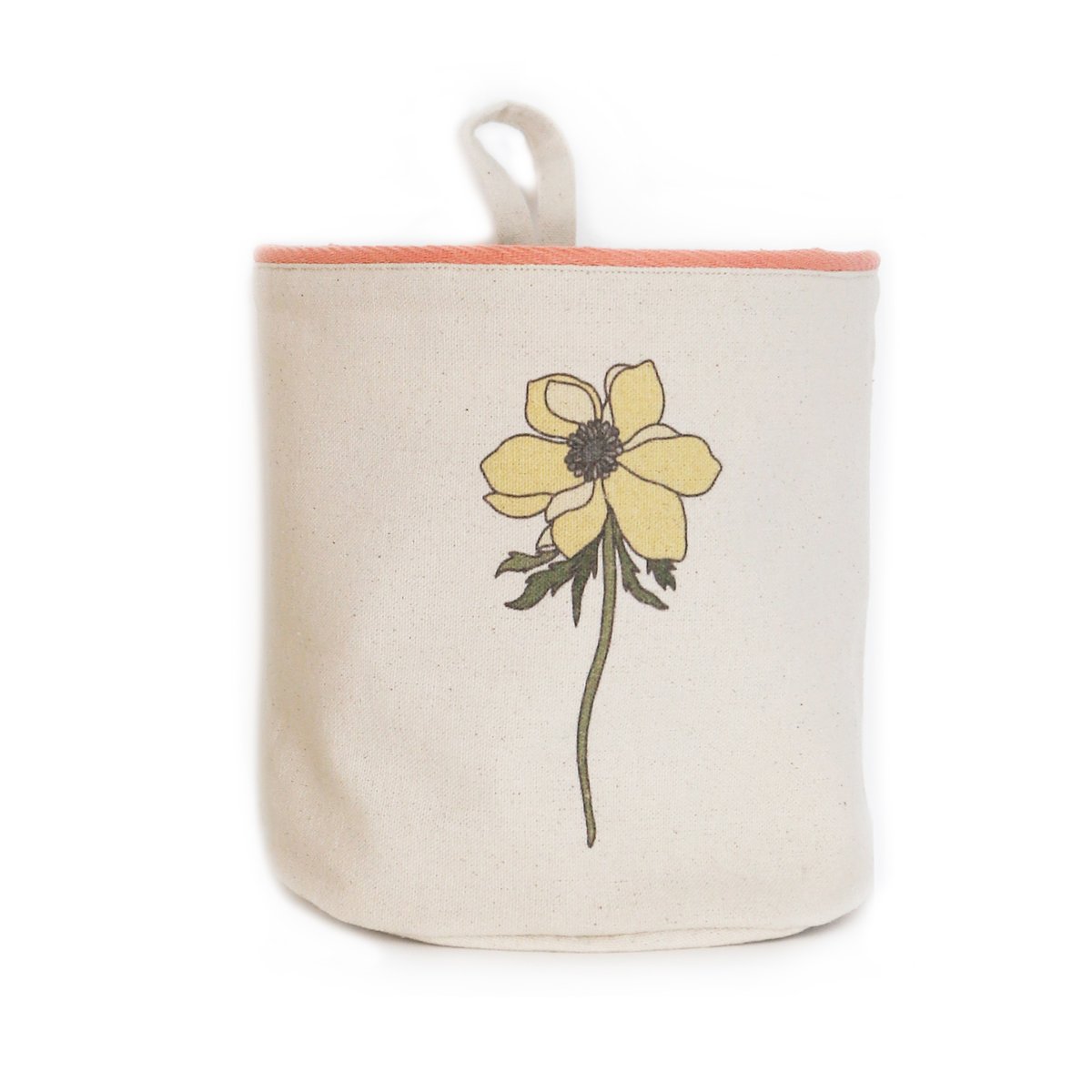 Set 2 paniers de rangement à suspendre, FLORA multicolore, NATTIOT