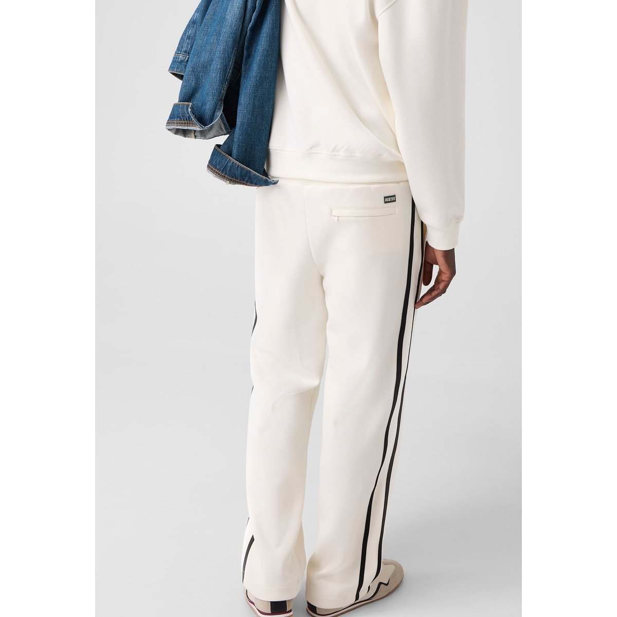 Joggers Avec Bandes Latérales blanc, GUESS