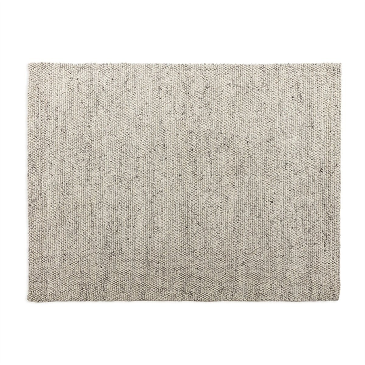 Tapis en laine tricotée main gris, RECOLLECTION