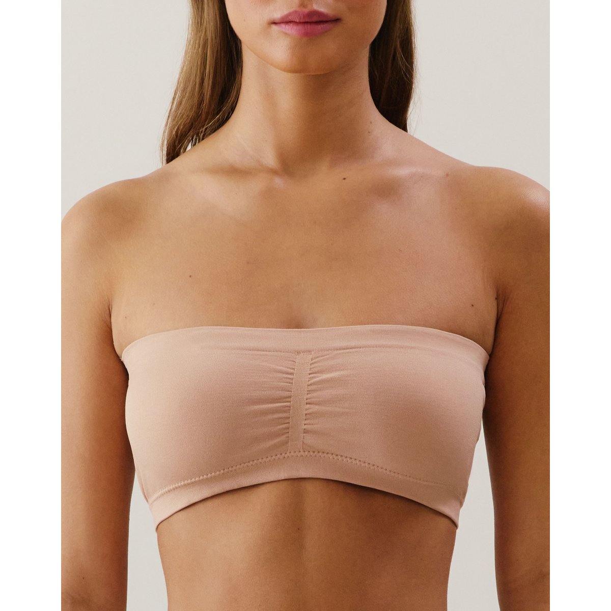 Soutien-gorge bandeau en seamless TULIPANIZ nude, UNDIZ