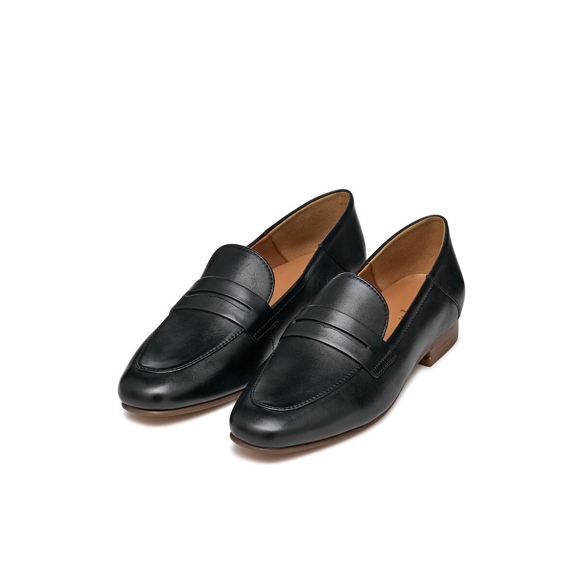 Mocassins en cuir Mantinea noir, GEOX