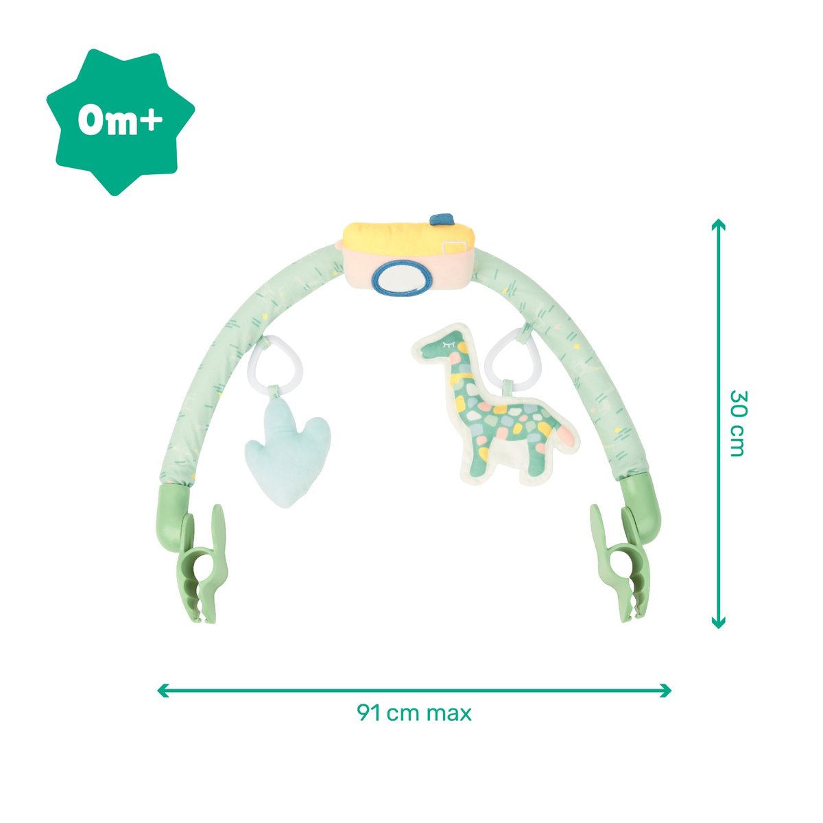 Arche d'éveil et d'activités universelle vert, BADABULLE