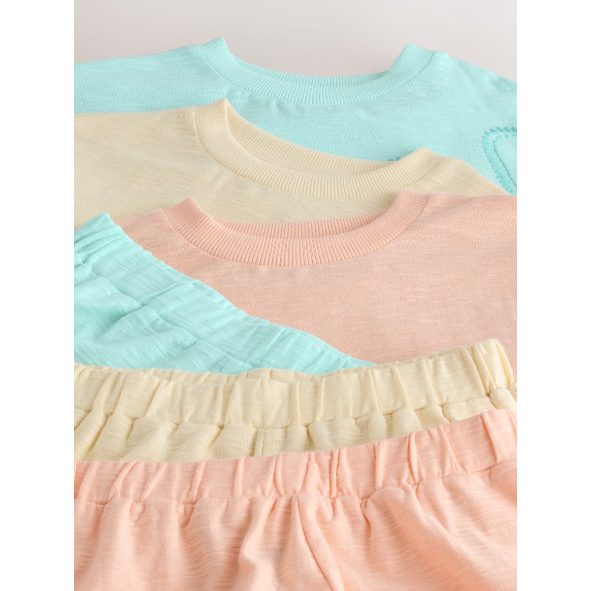Pyjama à détails brodés, lot de 3 multi-couleurs, NEXT