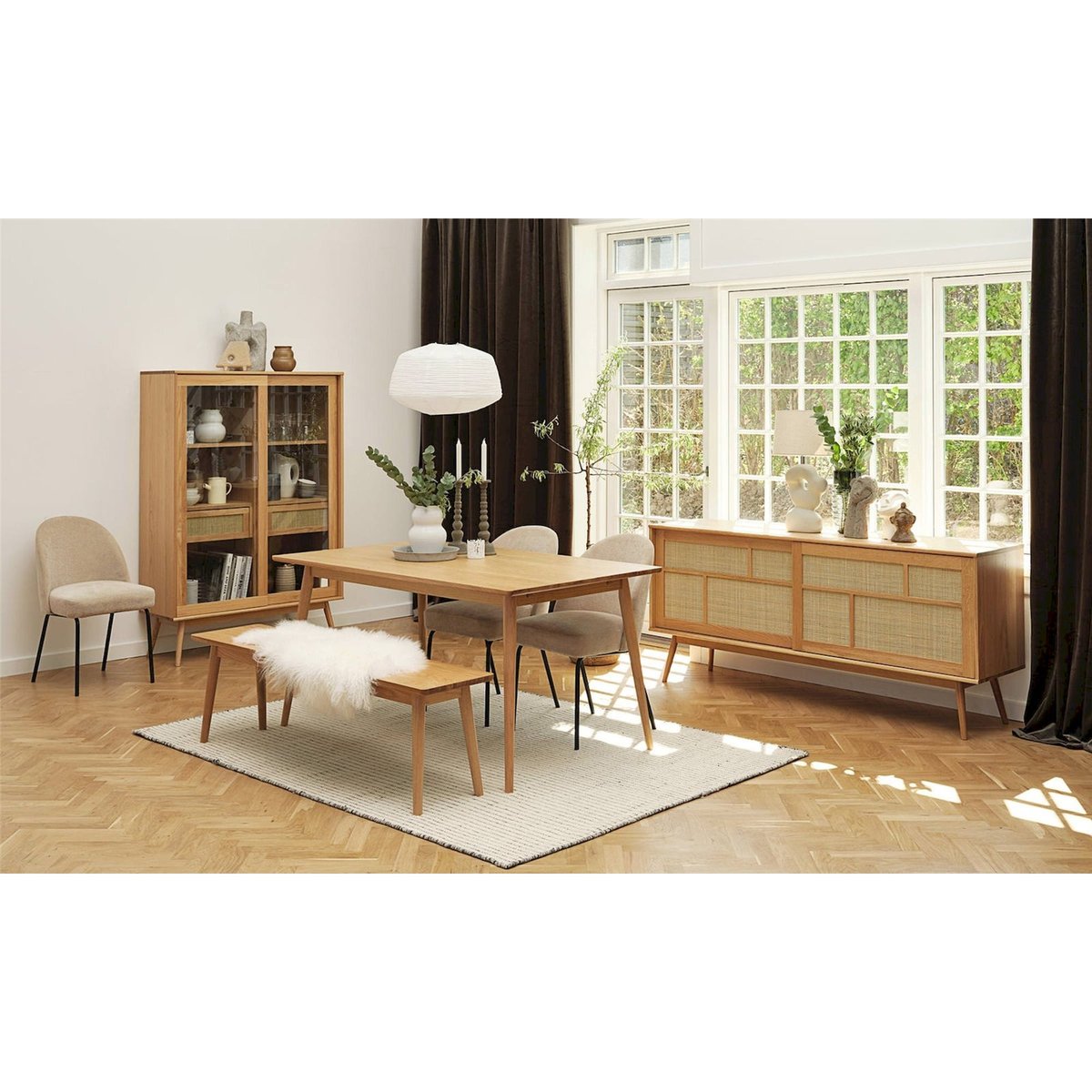 Banc en bois massif collection VISIMMY chêne, RECOLLECTION