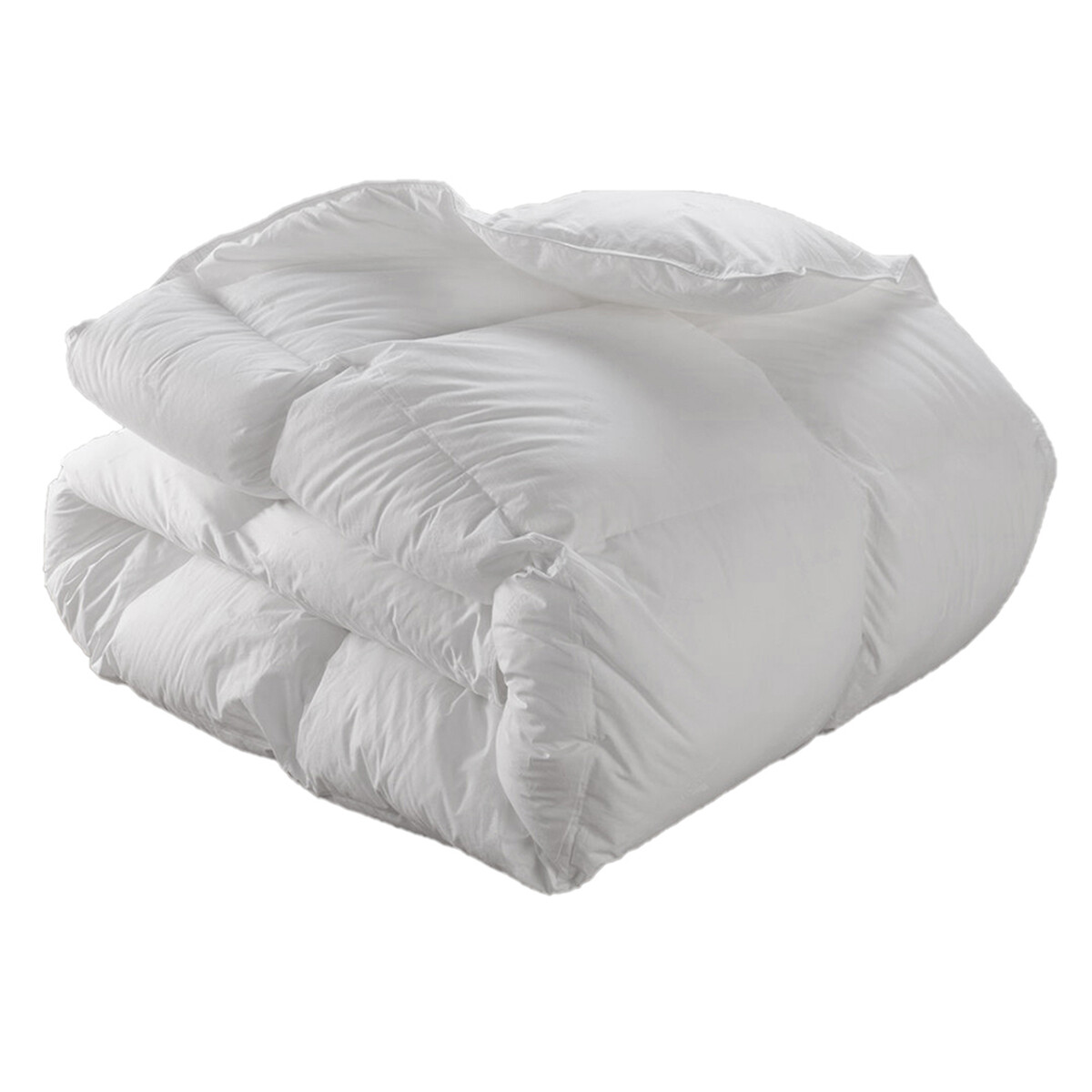 Couette tempérée 90% duvet d'oie antiacarien blanc, DROUAULT