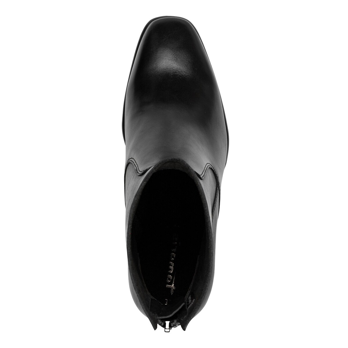 Heeled Leather Ankle Boots black, TAMARIS