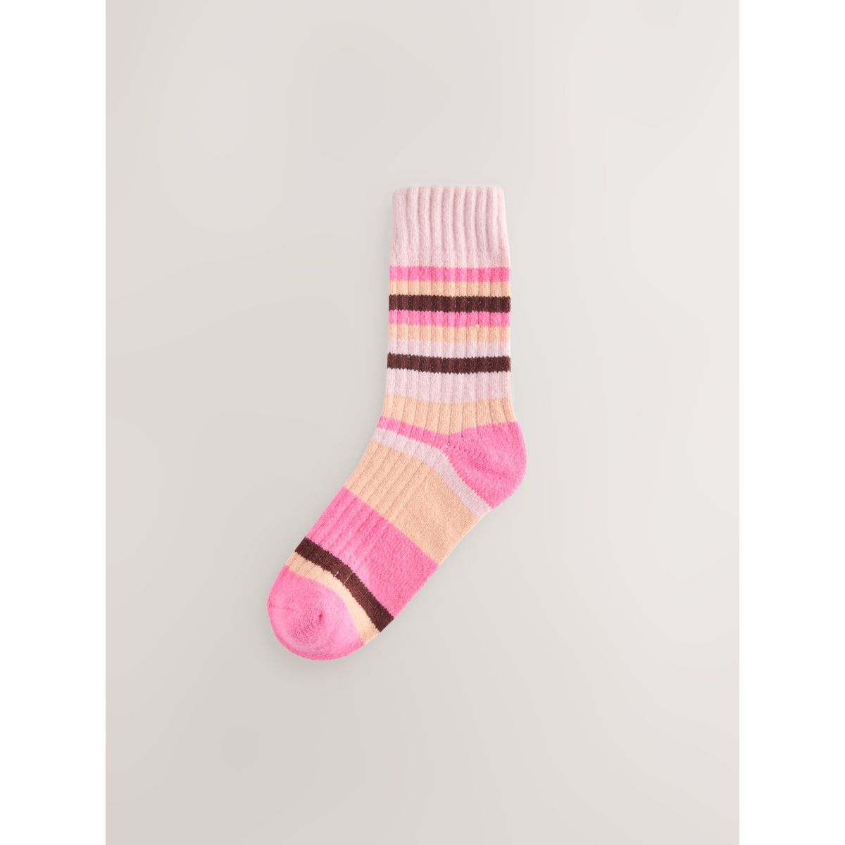 Chaussettes très confortables, 2 paires rayures multicolores, NEXT