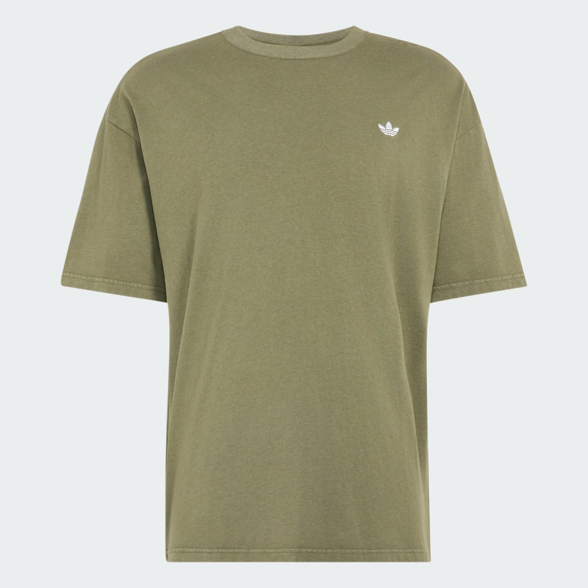 T-Shirt Ample Emmanchures Tombantes Délavé Trèfle Essentials T-Shirt Ample Emmanchures Tombantes Délavé Trèfle Essentials olive strata, adidas Originals