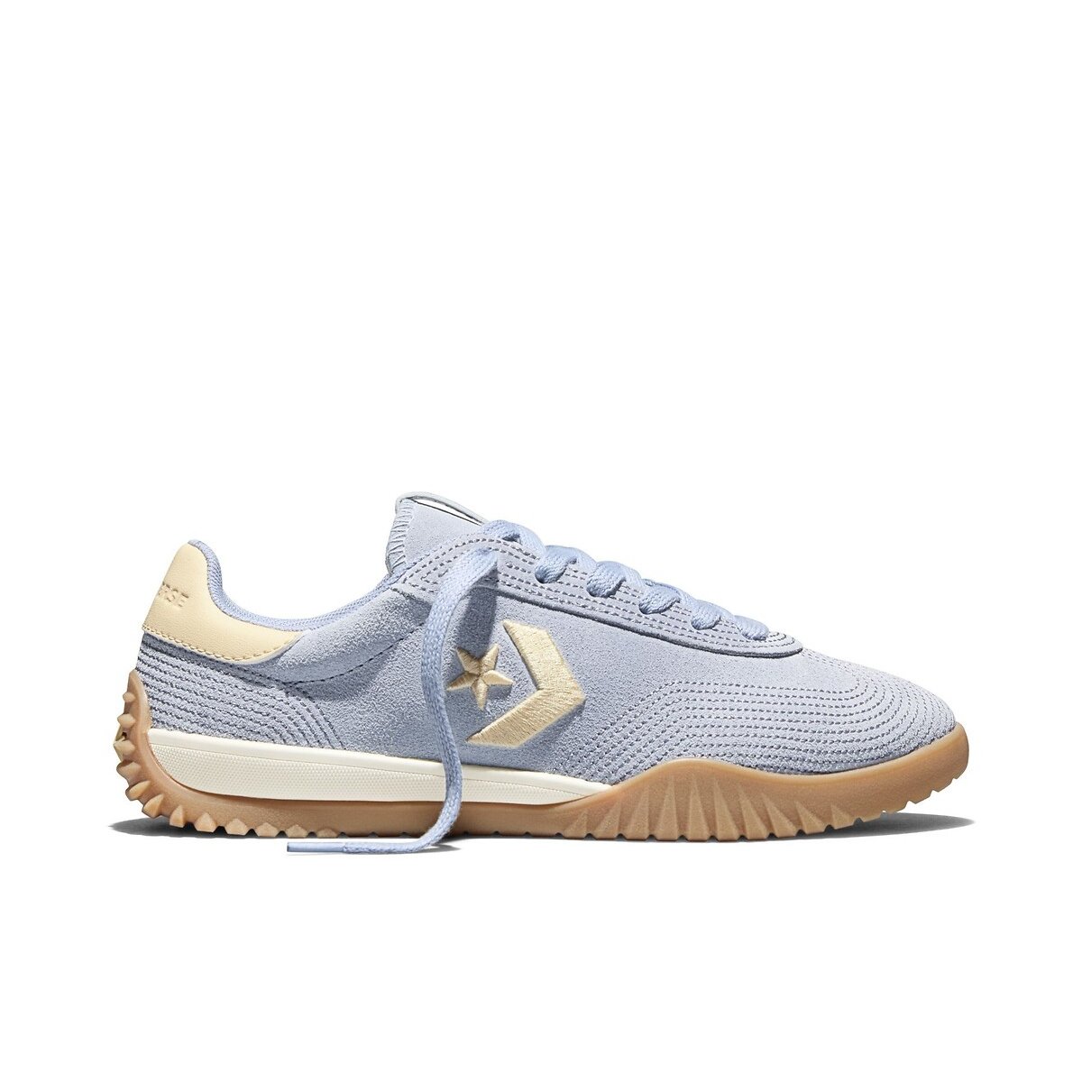 Baskets Run Star Trainer Stitched Suede bleu, CONVERSE