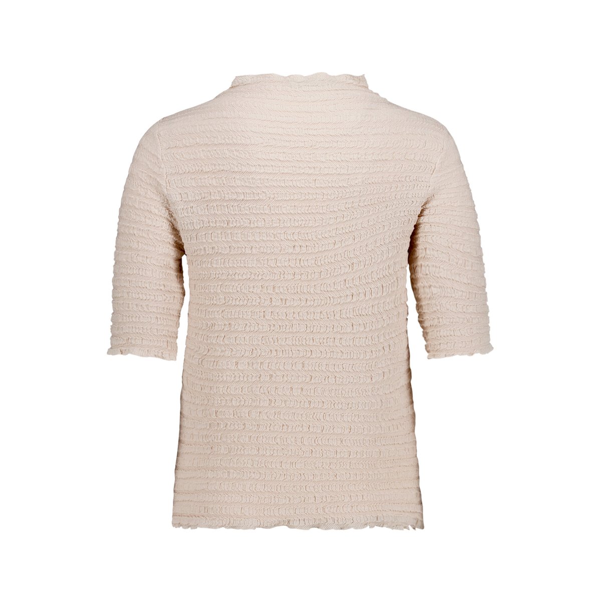 T-Shirt avec structure à col droit gris, BETTY BARCLAY