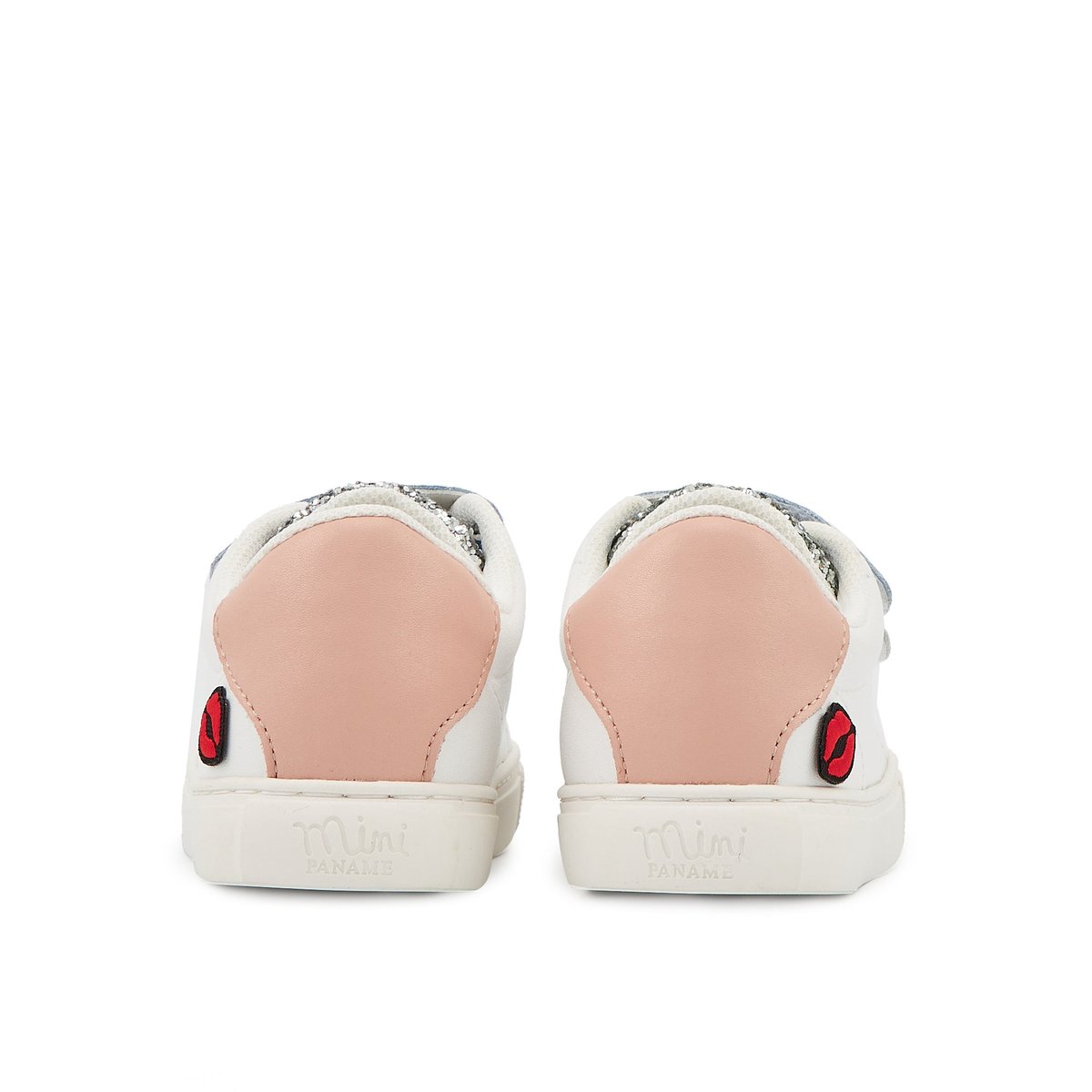 Baskets Enfant En Cuir Mini Edith J'adore Mamie blanc, BONS BAISERS