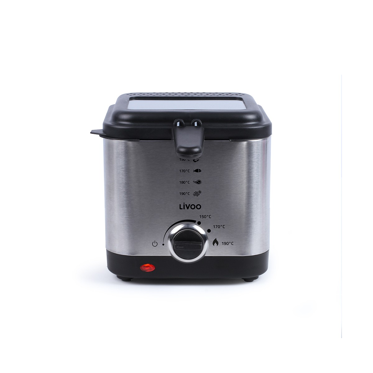 Friteuse 1,5 L gris, LIVOO