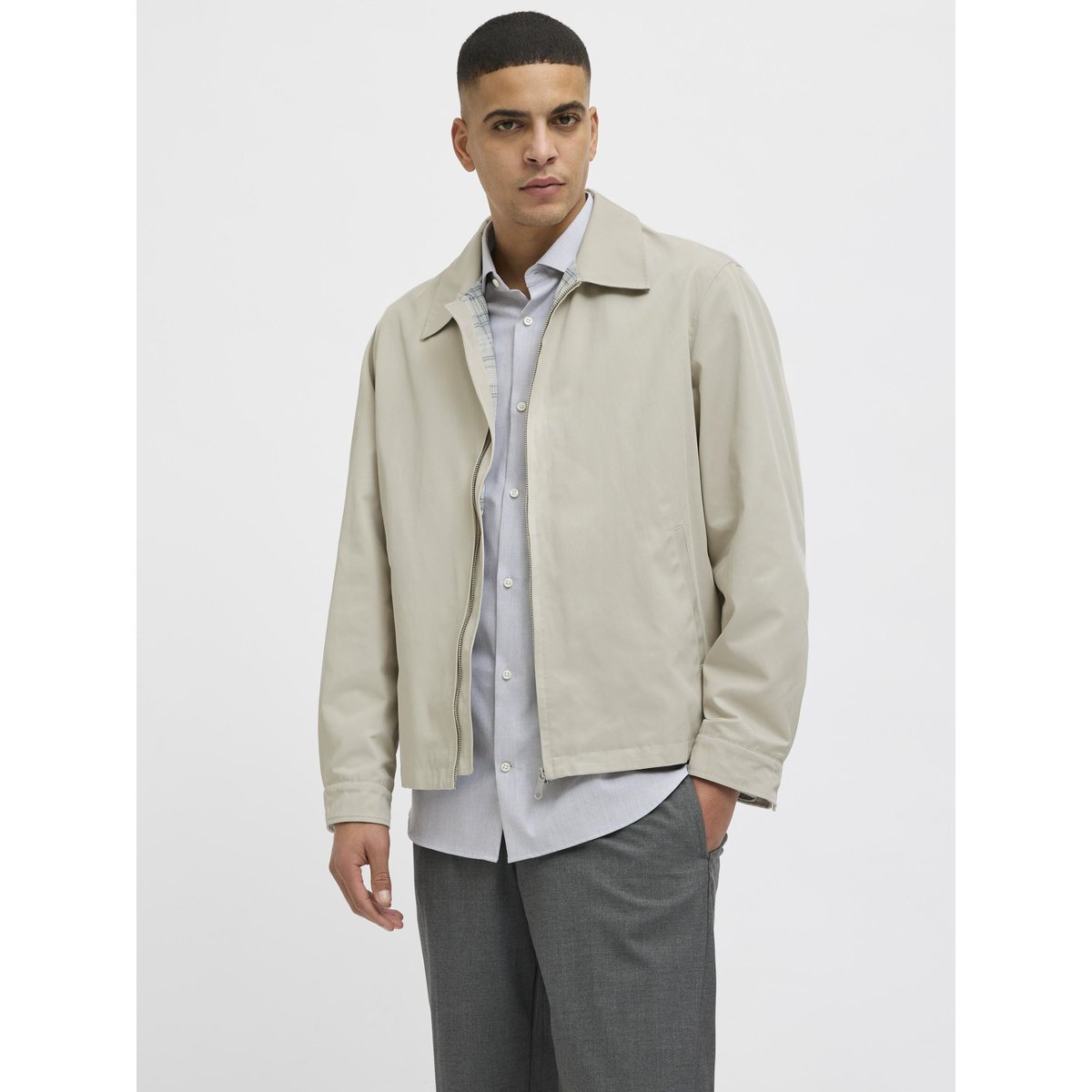 Blouson Aviateur silver lining, JACK & JONES