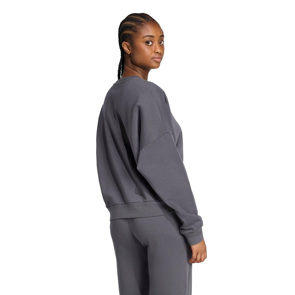 Sweat Essentials small logo gris foncé, ADIDAS SPORTSWEAR