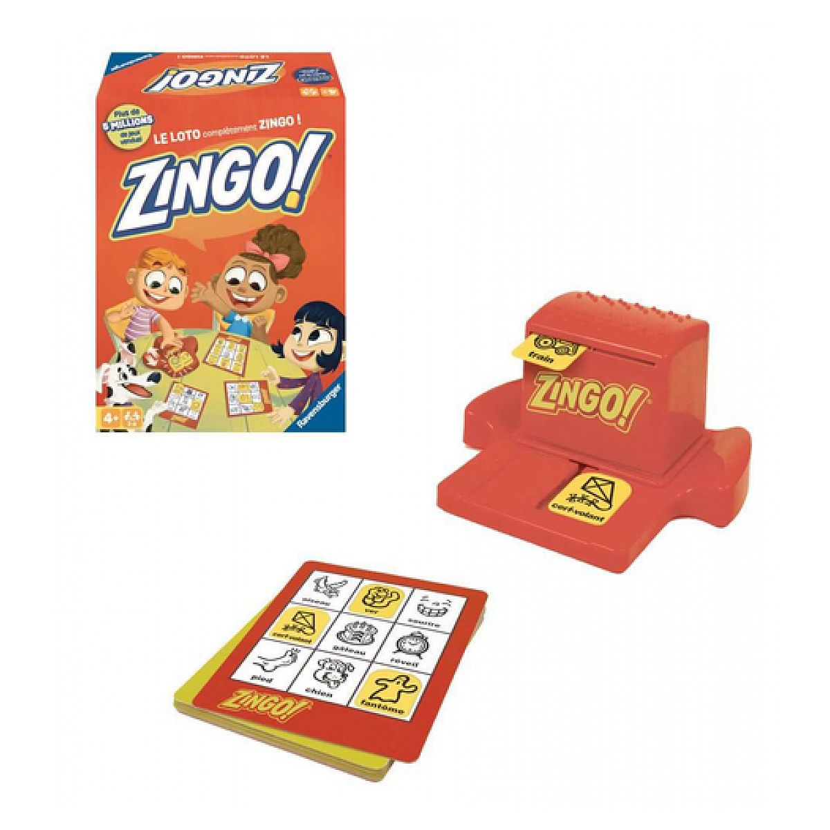 Ravensburger Zingo jeu de loto couleur unique, RAVENSBURGER