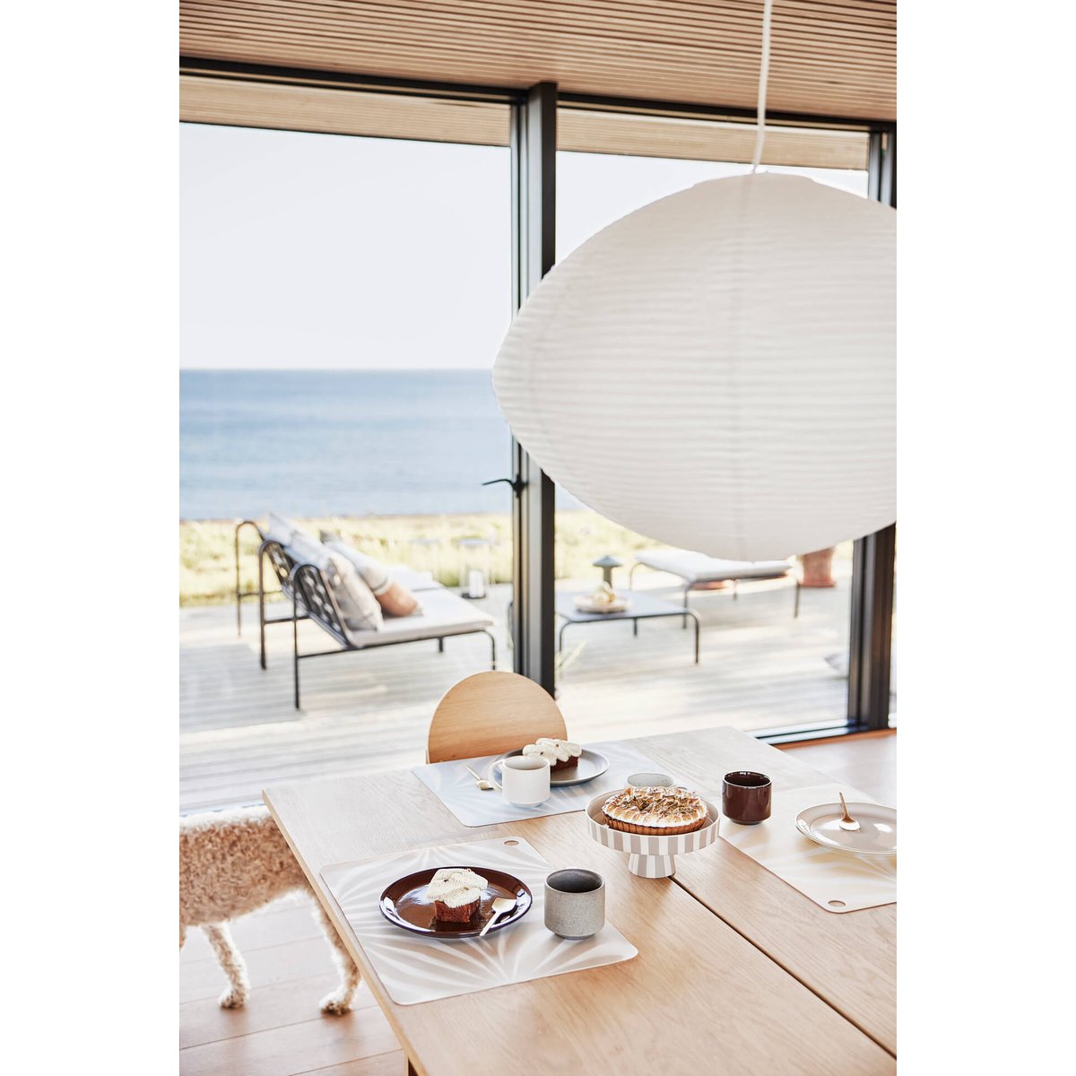 Lot de 2 sets de table en silicone LIVING jaune, OYOY LIVING DESIGN