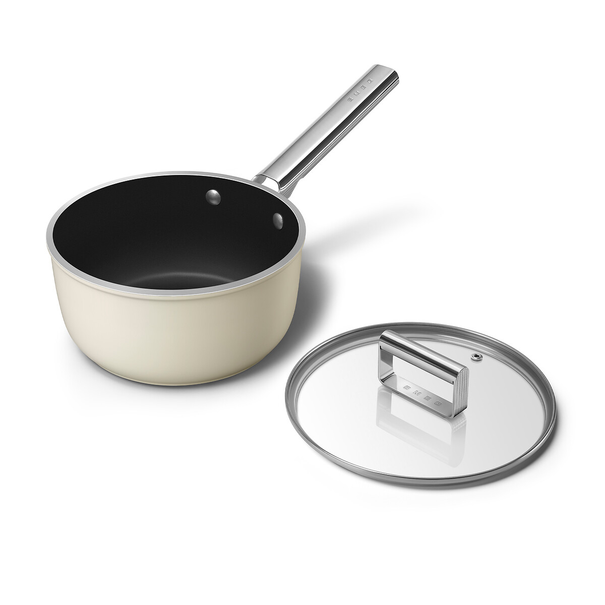 Casserole 20 cm Année 50 crème, SMEG