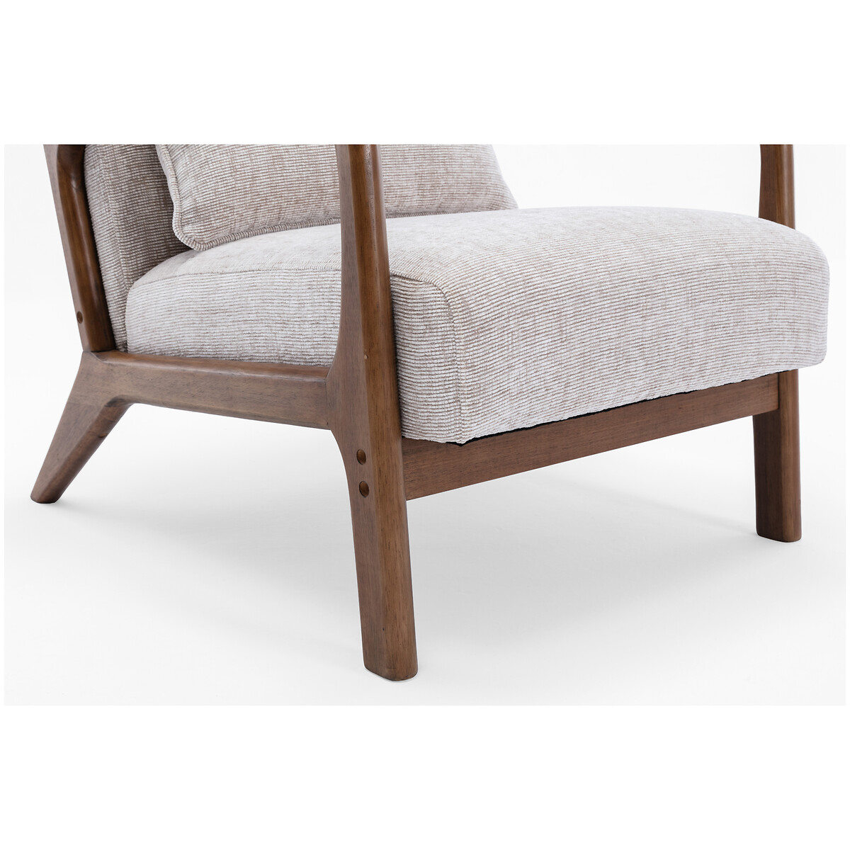 Ezra Chunky Chenille Armchair natural, SO'HOME