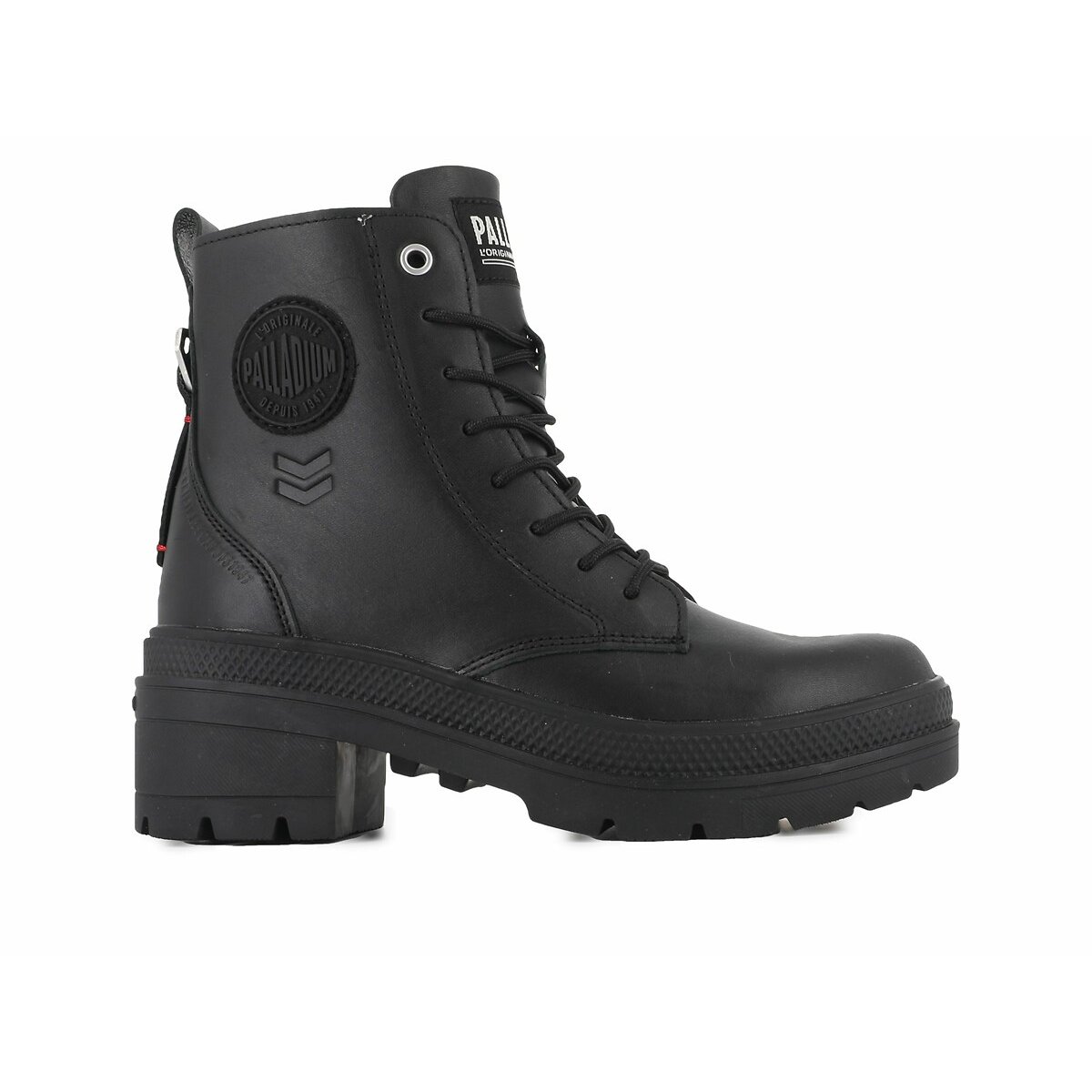 Pallarise Ranger Ankle Boots in Leather black, PALLADIUM