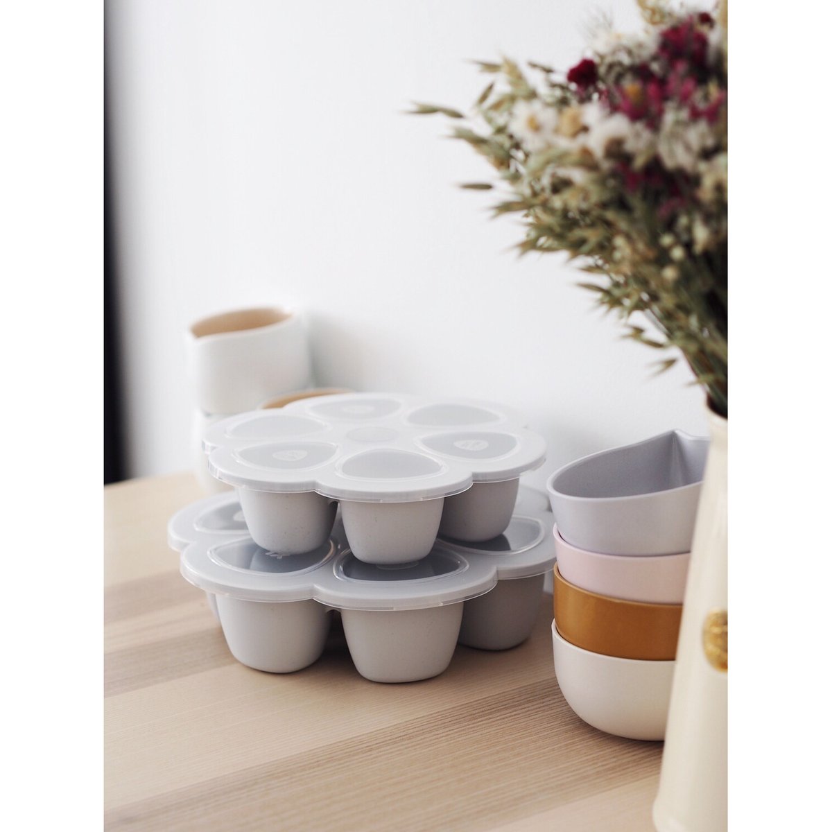 Moule de congélation multi portions 90 ml gris, blanc, BEABA