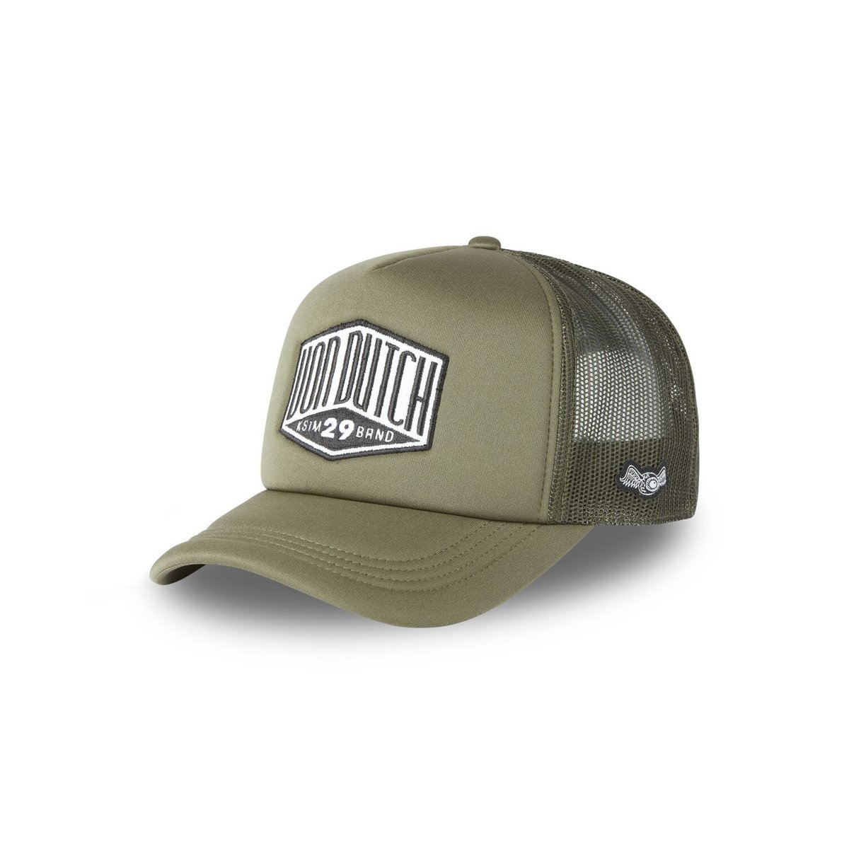 Casquette trucker FOAM kaki/noir/blanc, VON DUTCH