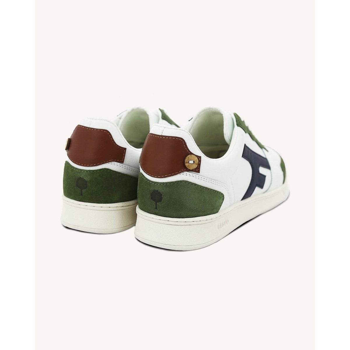 Baskets HAZEL kaki, FAGUO