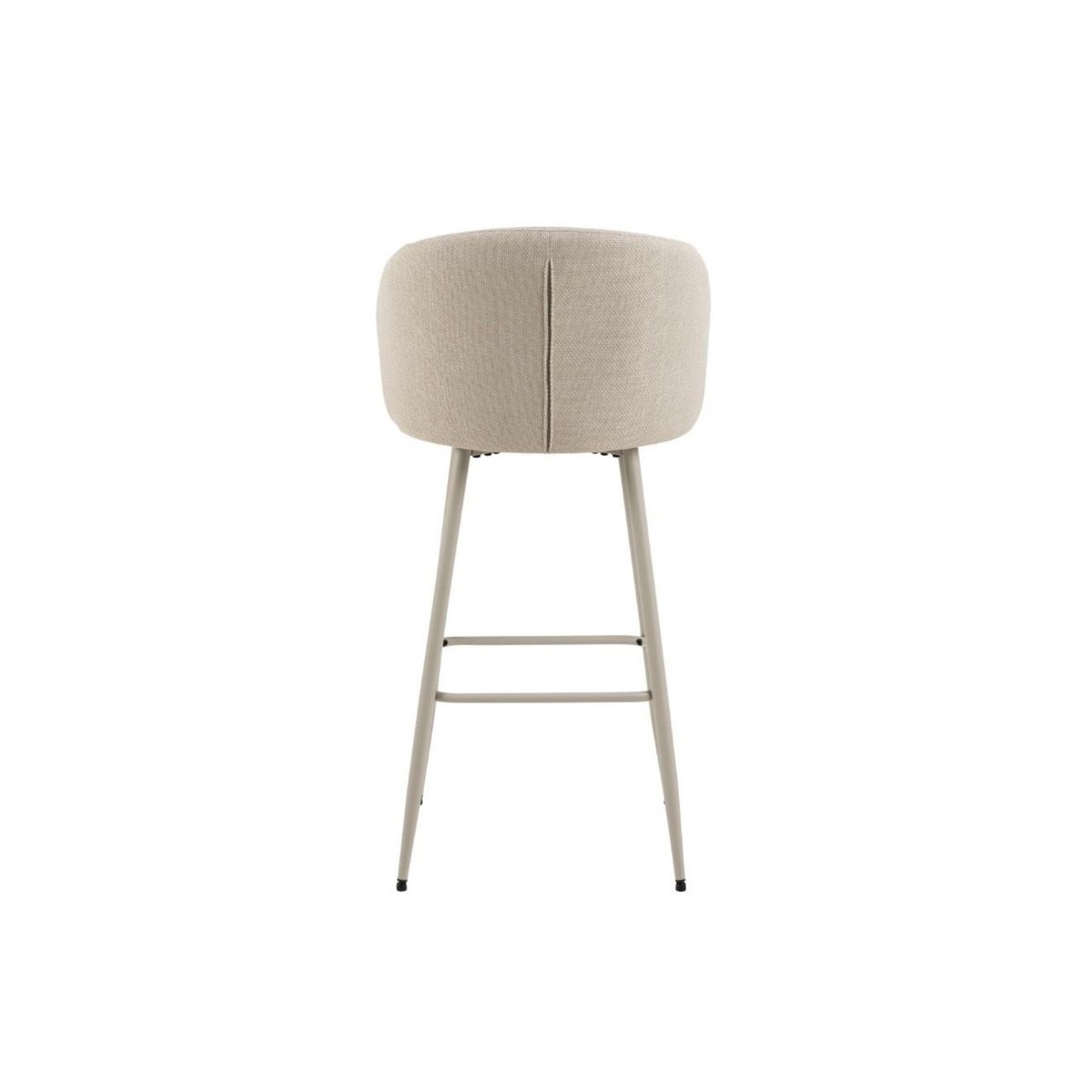 Tabourets de bar avec accoudoirs en tissu beige (lot de 2) - BLAIR beige, HELLIN, DEPUIS 1862