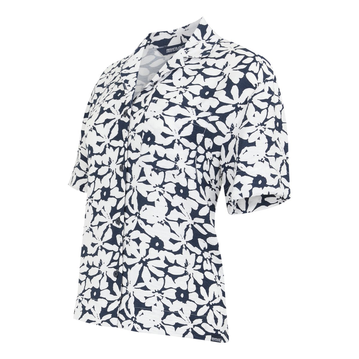 Chemisier SALISE bleu marine / blanc, REGATTA