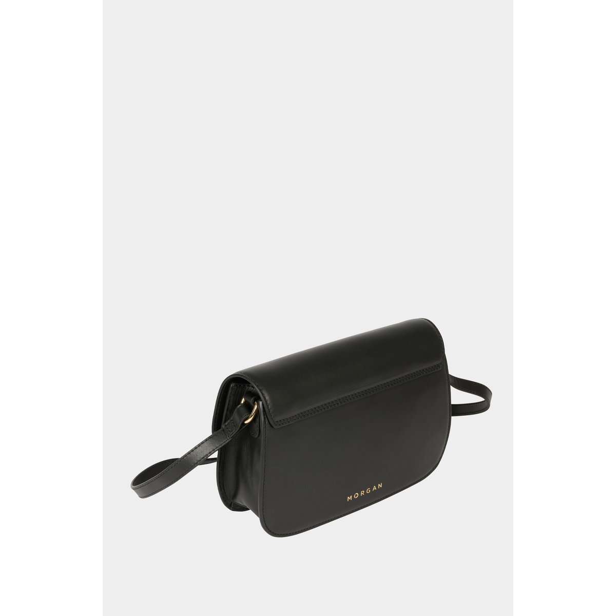 Sac boîte bandoulière noir, MORGAN