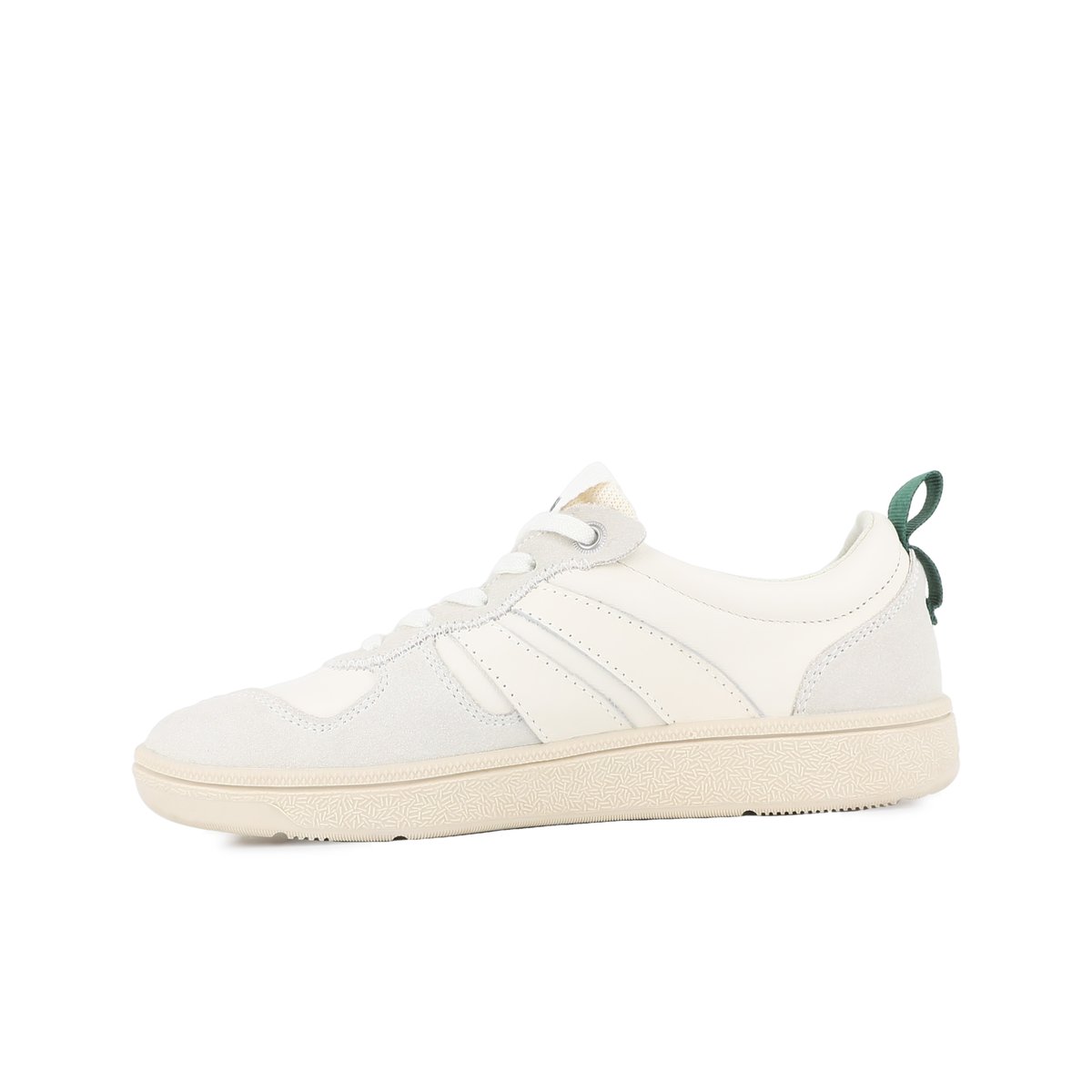 Baskets Cuir PALLACUP FLAME LTH blanc-cream white, PALLADIUM