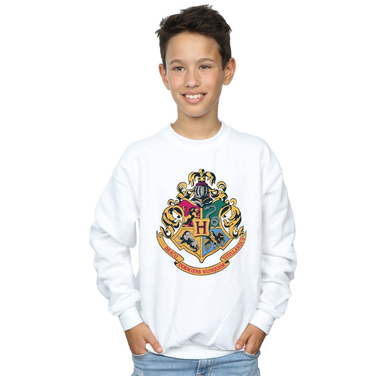 Sweat HOGWARTS blanc, HARRY POTTER
