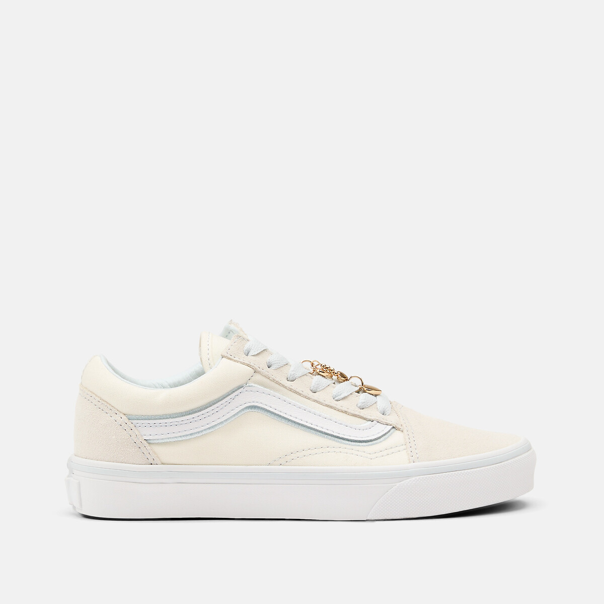 Baskets basses avec charms, OLD SKOOL beige, VANS