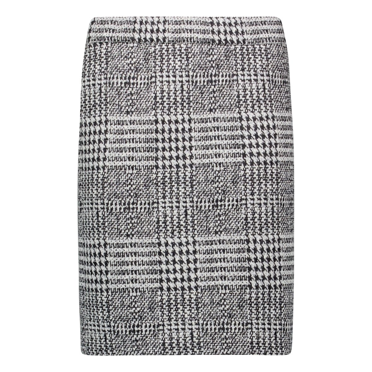 Jupe en jersey à carreaux gris/beige, BETTY BARCLAY