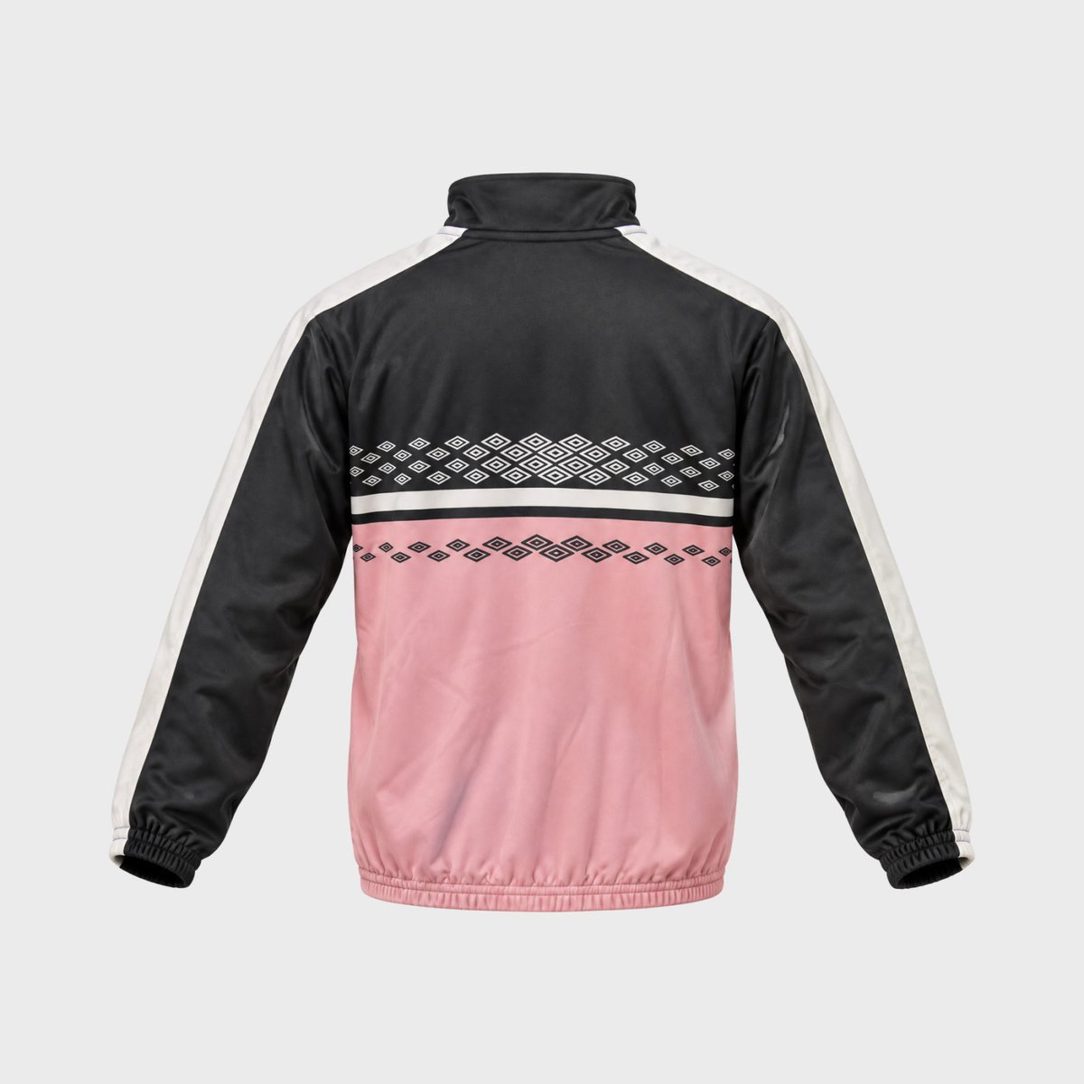 Ensemble de survêtement junior bicolore veste zippé et pantalon noir/rose/blanc, UMBRO