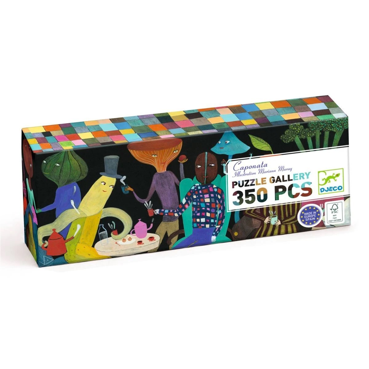Puzzle gallery Caponata 350 pièces multicolore, DJECO