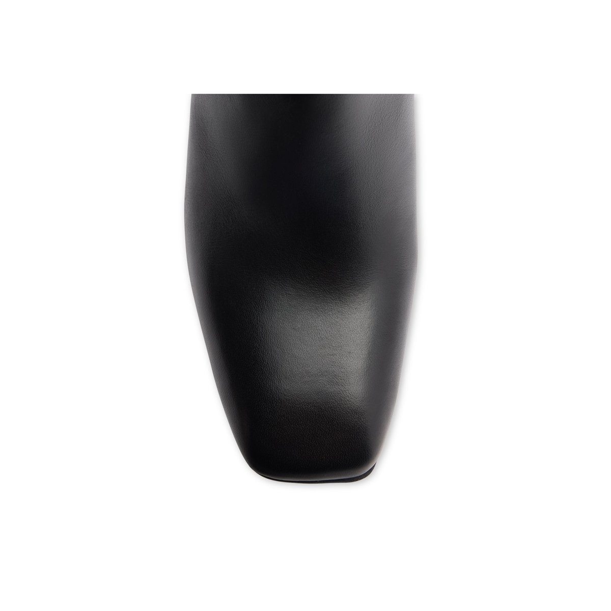 Bottes hautes en cuir noir, SACHA