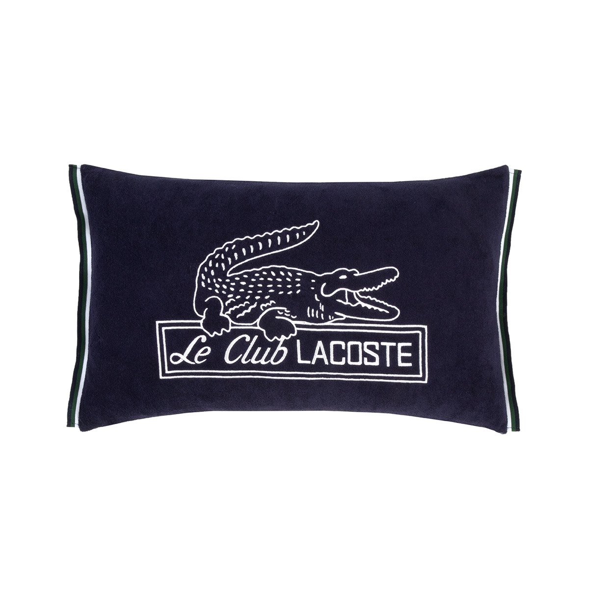 Housse de coussin en eponge, L LE CLUB marine, LACOSTE HOME
