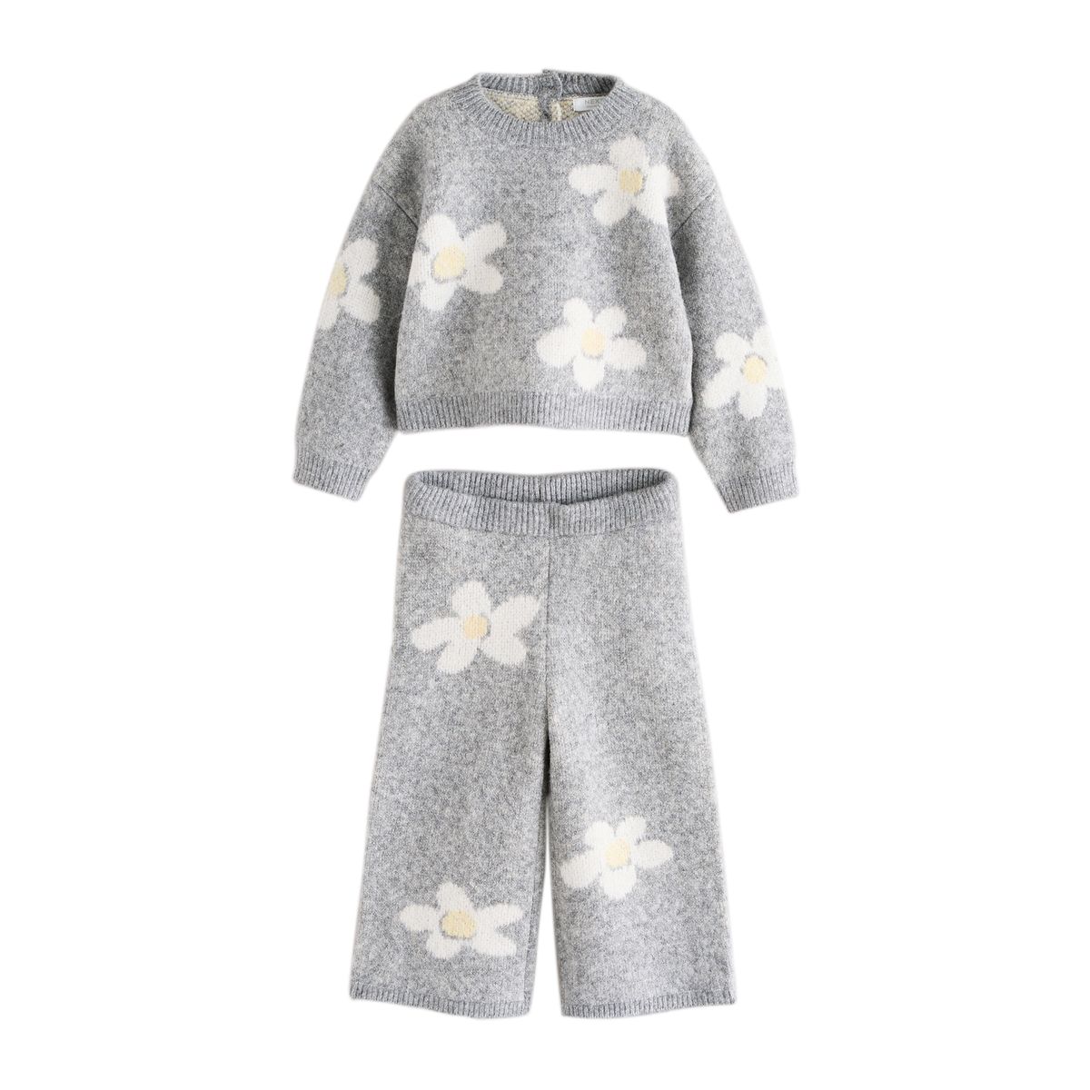 Ensemble pull et pantalon marguerite grise, NEXT