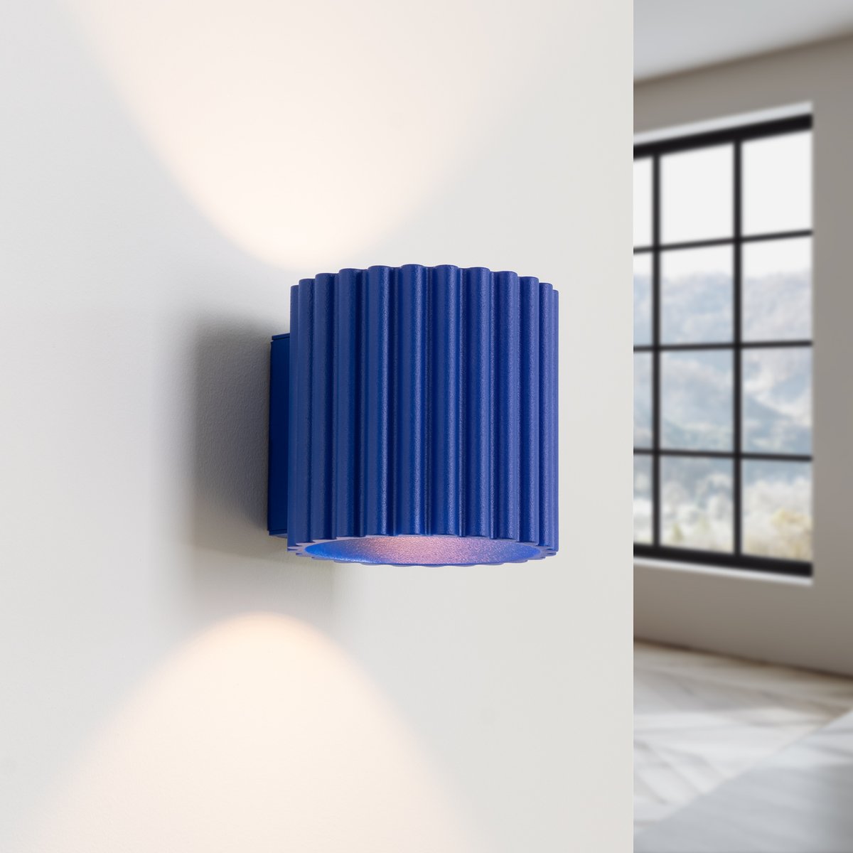 Applique Aluminium Outremer G9 1 Aura bleu, EDEN