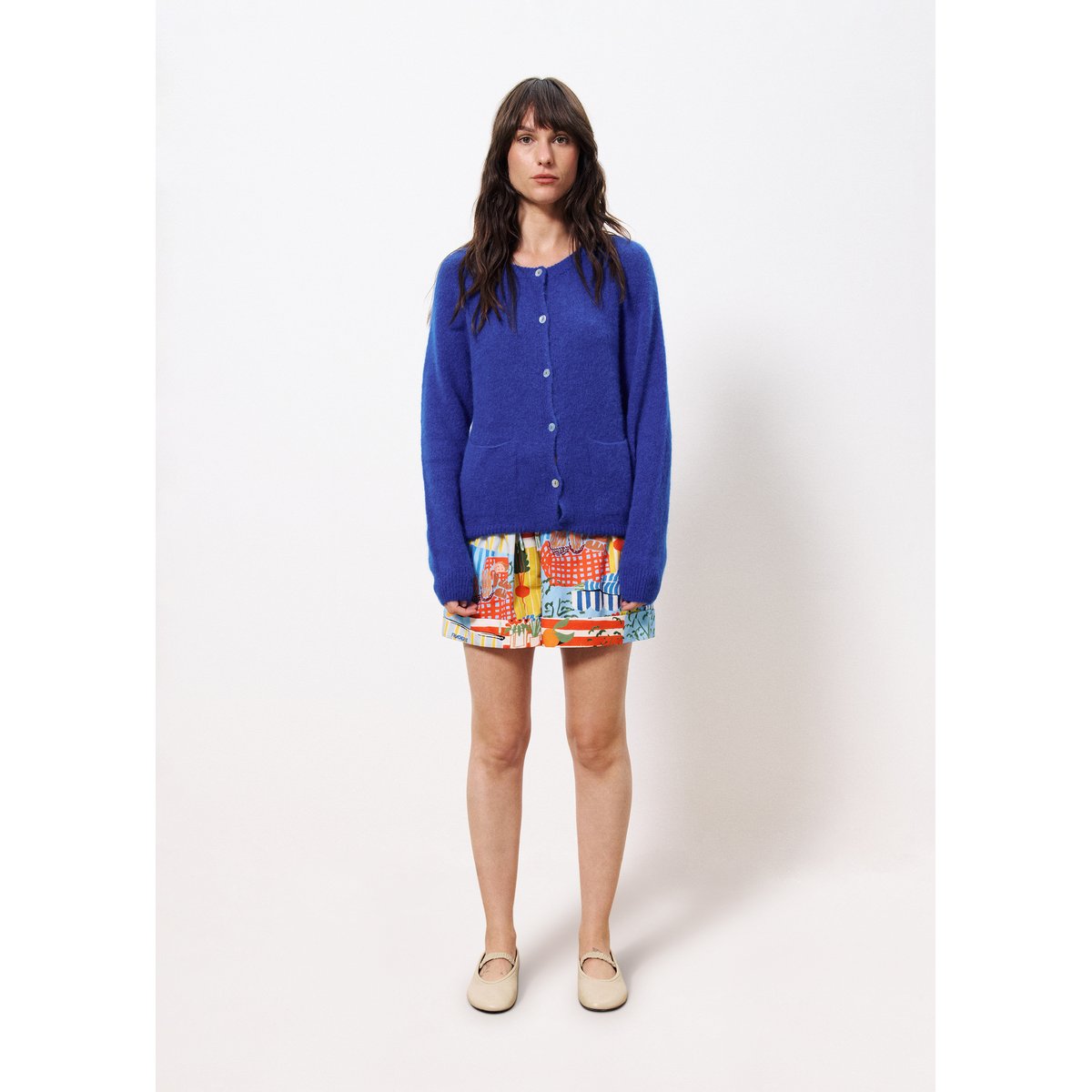 Cardigan ILOUNA bleu electrique, FRNCH