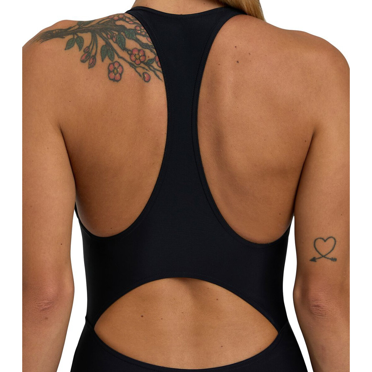 Maillot 1 pièce piscine Maxfit éco Y Back noir, ARENA