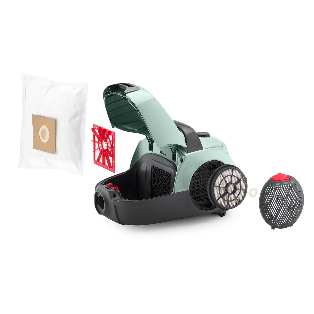 Aspirador Com Saco Spin&Go 800W 1677FL, FLAMA verde, FLAMA