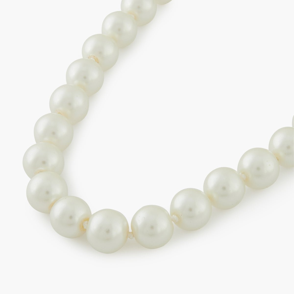 Collier de perles 15 mm blanc, BALABOOSTE