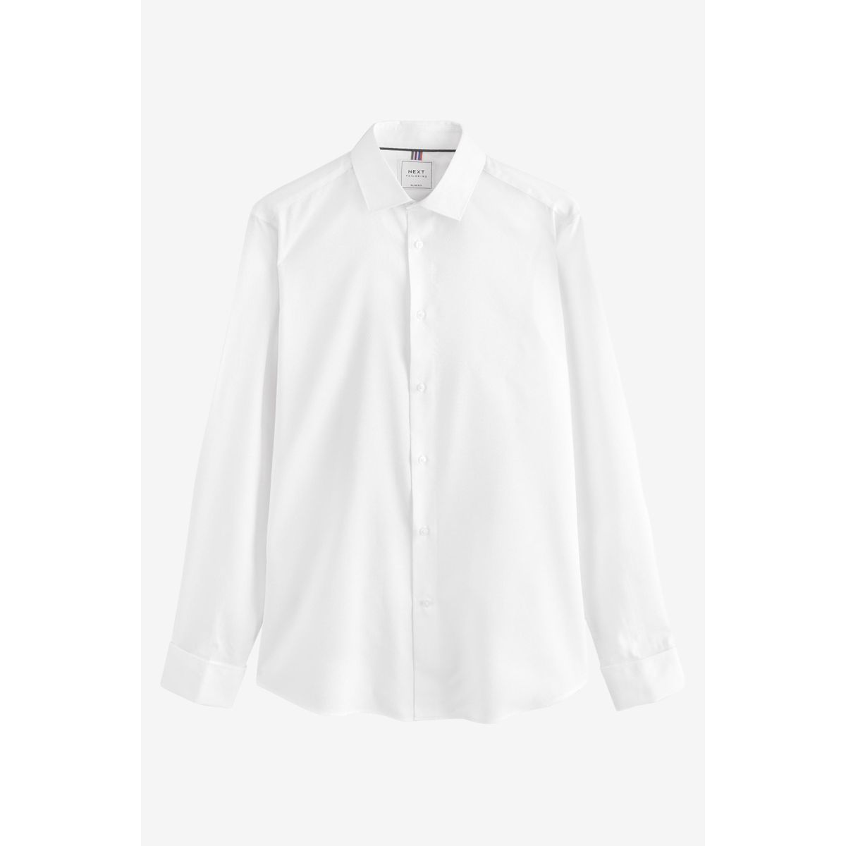 Chemise à poignet double facile d'entretien blanc, NEXT