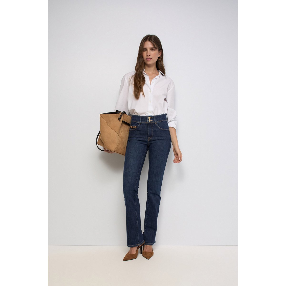 JEAN SECRET PUSH IN BOOTCUT noir, SALSA JEANS