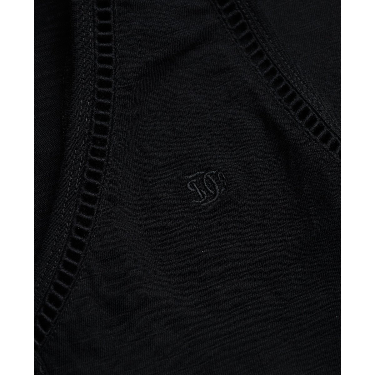 Robe Maxi en Jersey à Détail Échelle noir, SUPERDRY