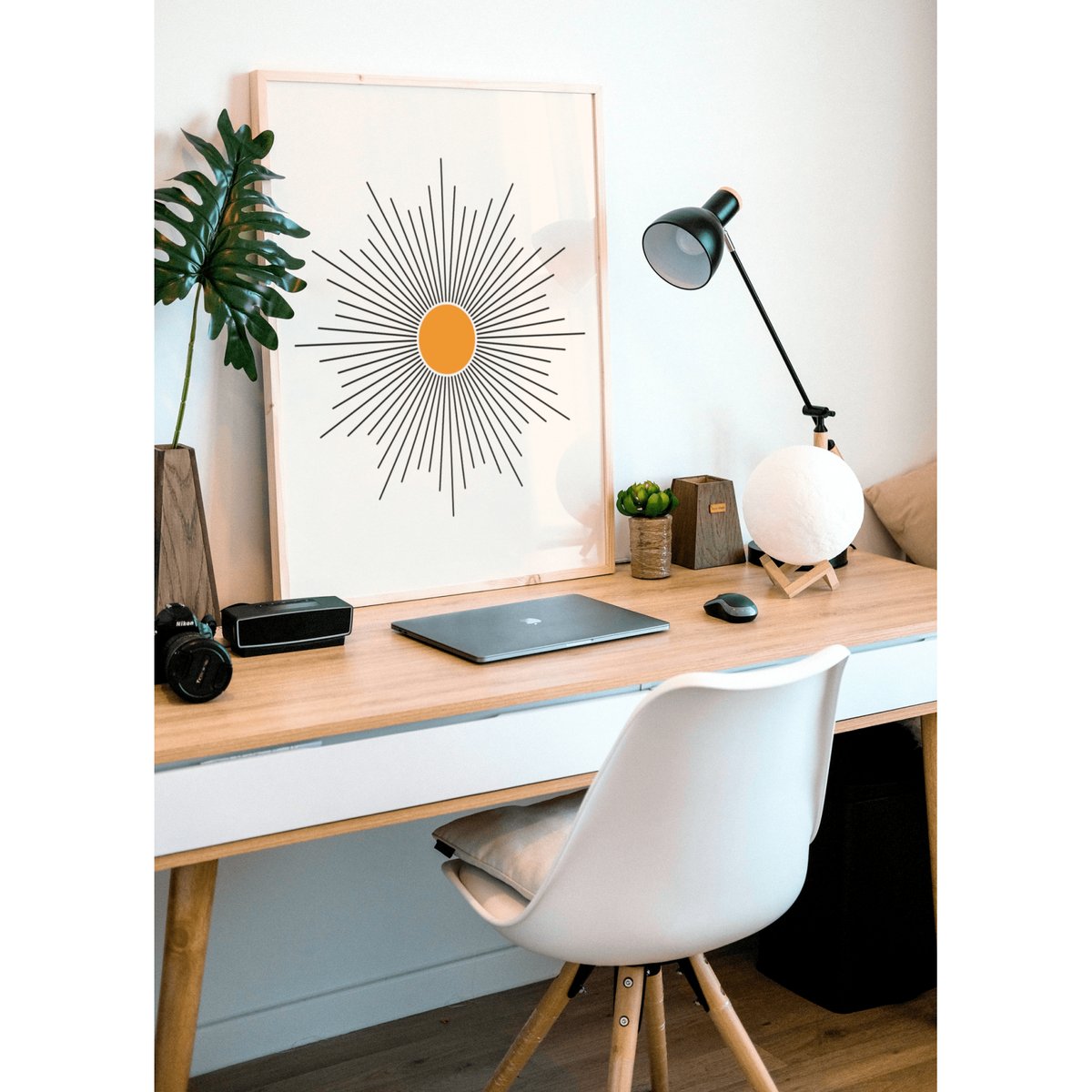 Affiche Summer 5 blanc, L'AFFICHERIE