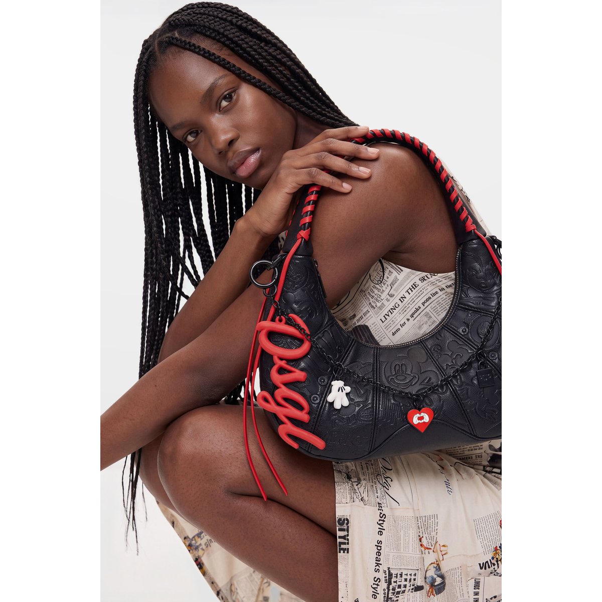 Sac moyen Mickey™ noir, DESIGUAL