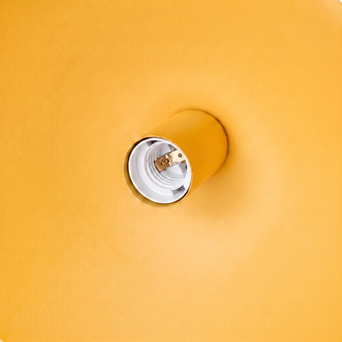 Suspension Acier Jaune E27 1 Nox jaune, EDEN